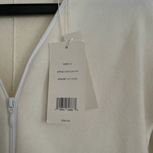 Vince XS off-white zip up shirt - Picture 3 of 7